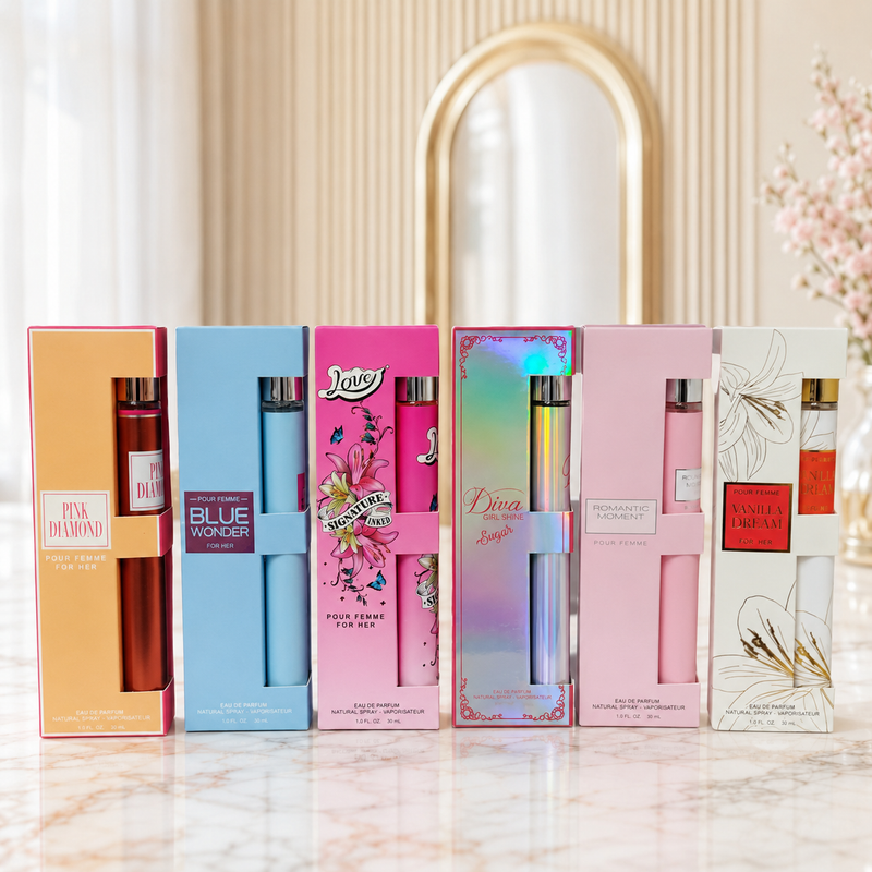 Women Travel size perfume variety pack of 6